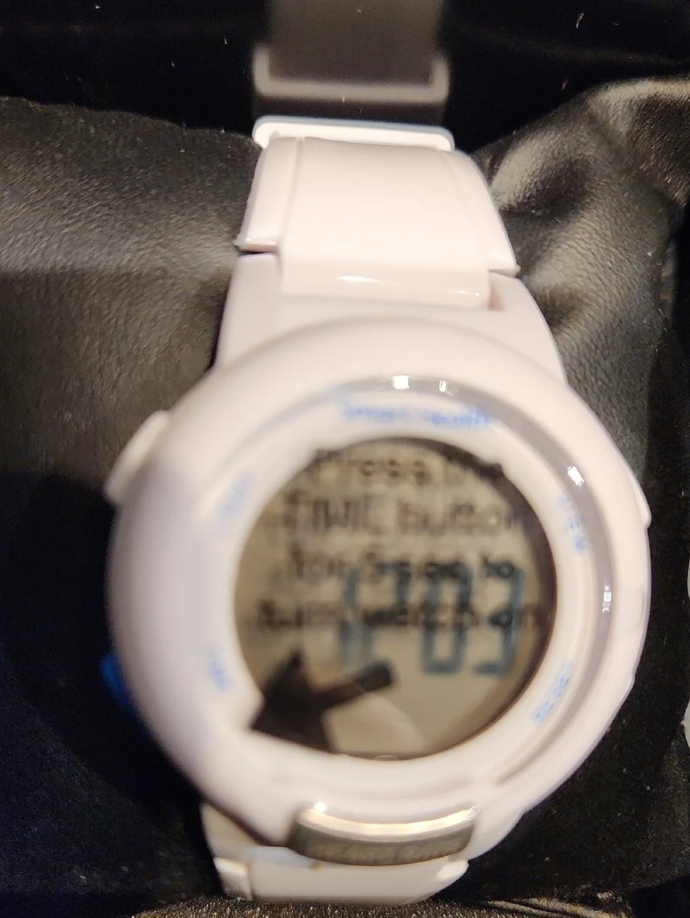 NIB Vtg. Smart Health White Digital Fitness Watch By Tony Little